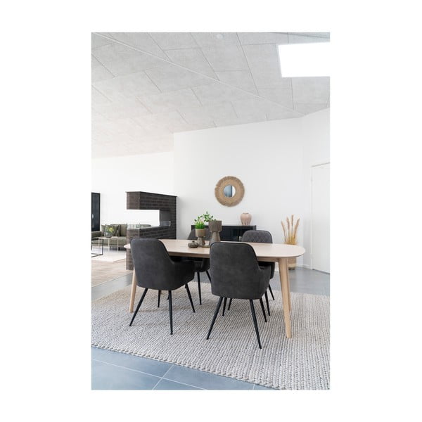 Kremno bela volnena preproga 160x230 cm Mandi – House Nordic-image-2