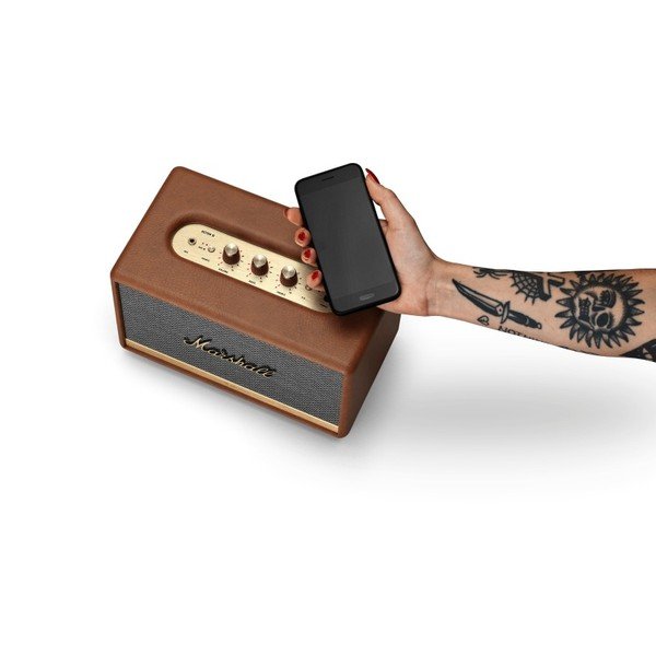 Rjav zvočnik s povezavo Bluetooth Marshall Acton II-image-3