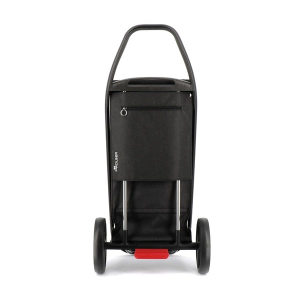 Nakupovalna torba na kolesih 53 l Com Tweed Polar Black Tube - Rolser-image-4