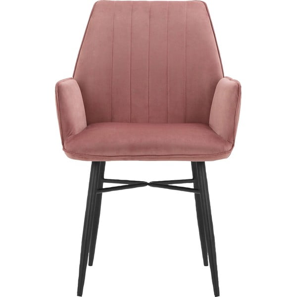 Svetlo rožnati oblazinjeni jedilni stoli v kompletu 2 ks Anzo – Støraa-image-2