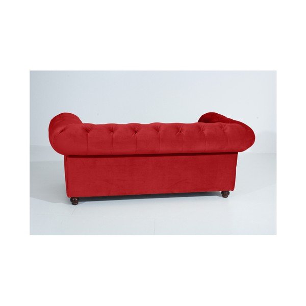 Rdeča zofa Max Winzer Orleans Velvet, 196 cm-image-4