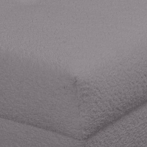 Temno siv tabure iz tkanine bouclé Ariella – Ropez-image-4