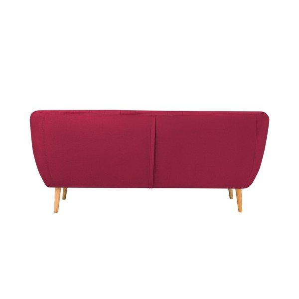 Temno roza žametni kavč Mazzini Sofas Sardaigne, 188 cm-image-3