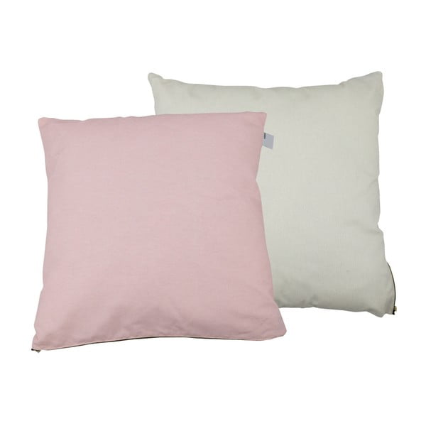 Komplet 2 blazin s polnilom Karup Deco Cushion Pink Peonie/Natural, 45 x 45 cm