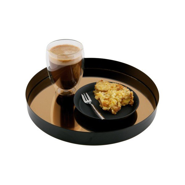 Črn pladenj WOOOD Jay, Ø 30 cm-image-4