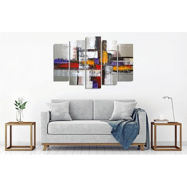 5-delna stenska slika na platnu Abstract-image-2