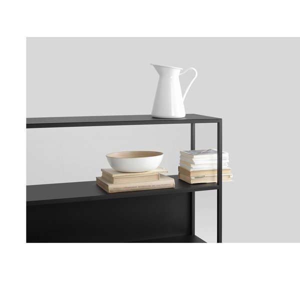 Črn knjižni regal CustomForm Hyller Side-image-2