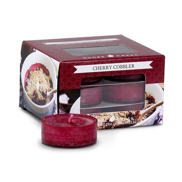 Komplet 12 čajnih lučk Goose Creek Cherry