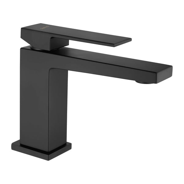 Mat črna stoječa armatura za umivalnik Latus – Sapho