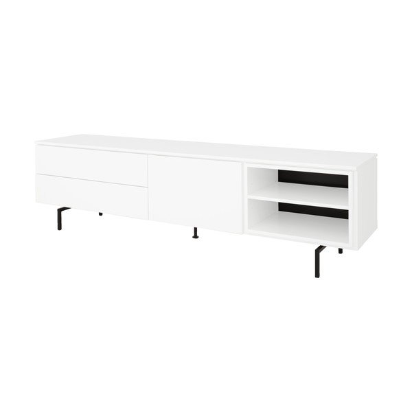 Bela nizka komoda 210x57 cm Plain – Tenzo-image-2