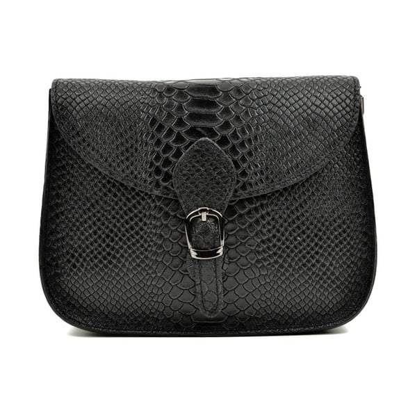 Črna usnjena torbica Luisa Vannini Lorelai