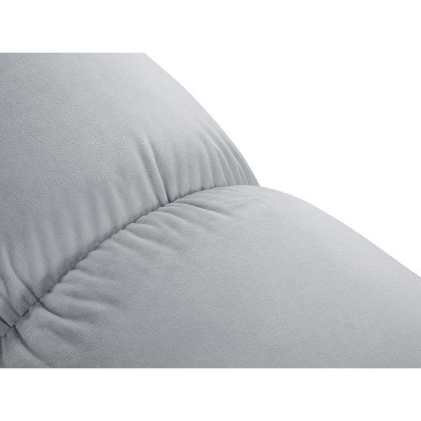 Svetlo moder žameten otoman Bellis – Micadoni Home-image-1