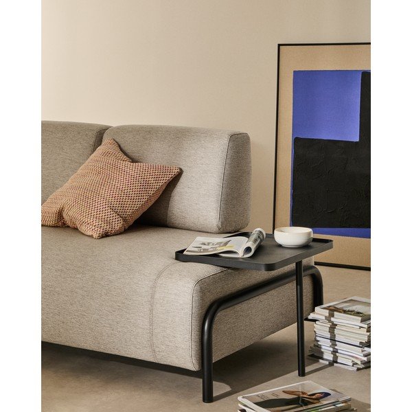 Sivo-bež sedežna garnitura 220 cm Compo – Kave Home-image-1