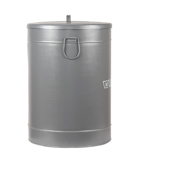 Kovinski koš za perilo LABEL51, ⌀ 40 cm-image-2