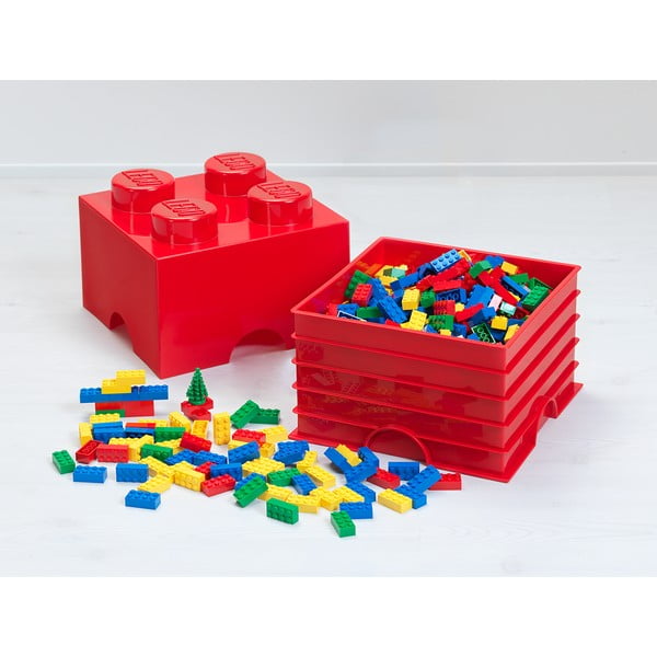Rdeča škatla za shranjevanje LEGO® Mini Box-image-1