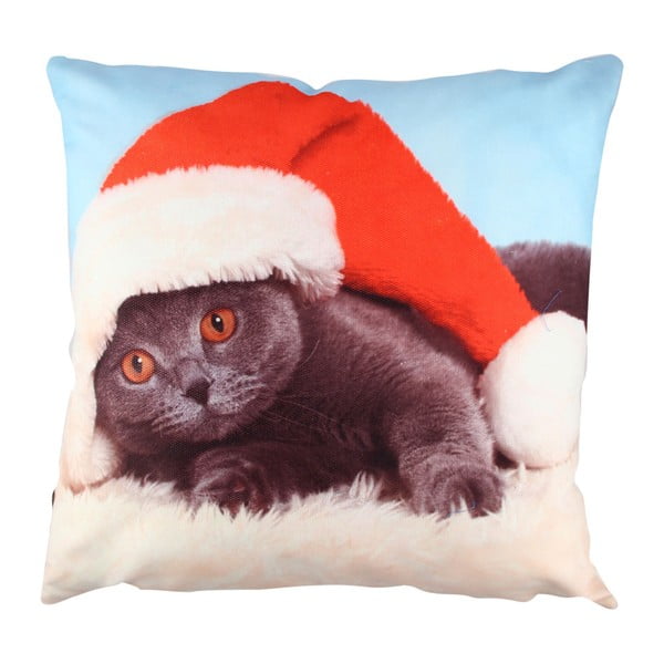Vzglavnik Božična mačka, 43 x 43 cm