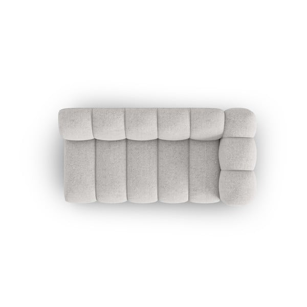 Svetlo siv modul za sedežno garnituro (desni kot) Lupine – Micadoni Home-image-3