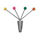 Kovinski stenski obešalnik v srebrni barvi  Neptune  – PT LIVING