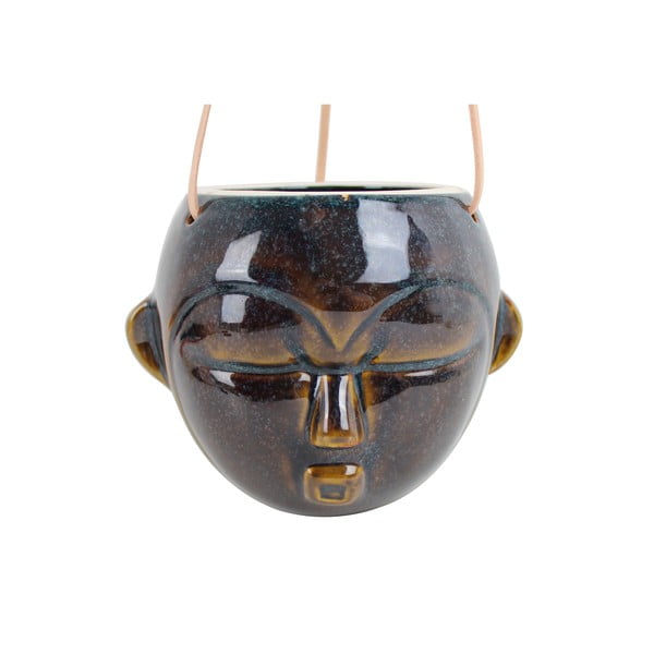 Temno rjava viseč lonec PT LIVING Maska, višina 15,2 cm