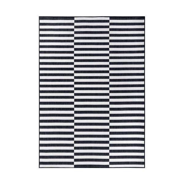 Črno-bel tekač 80x150 cm Viela – Hanse Home