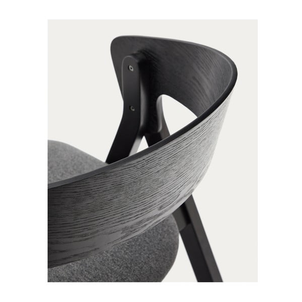 Črn jedilni stol Godia – Kave Home-image-2