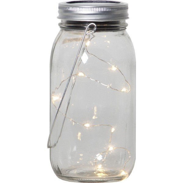 LED dekoracija Star Trading Jamjar, višina 18 cm
