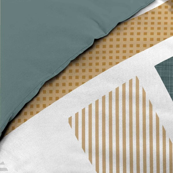 Bela podaljšana bombažna posteljnina za zakonsko posteljo 240x220 cm Zephyr – douceur d'intérieur-image-3