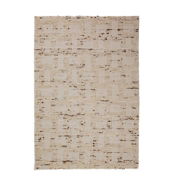 Ročno tkana preproga iz mešanice volne v naravni barvi 140x200 cm Rova Blend – Flair Rugs