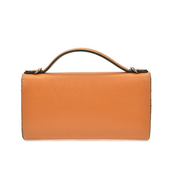 Rjava ženska usnjena torbica Roberta M Pisa-image-3