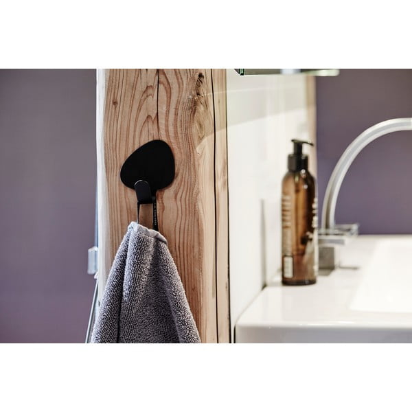 Črni jekleni obešalniki v kompletu 2 ks Curve M Nupo – LIND DNA-image-1