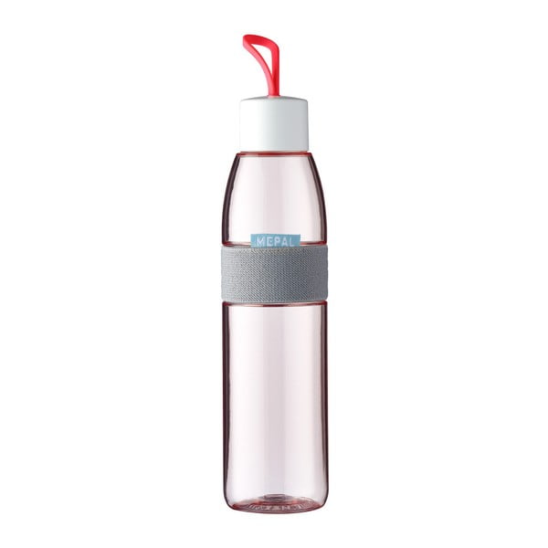 Rdeča steklenička za vodo Mepal Ellipse, 700 ml