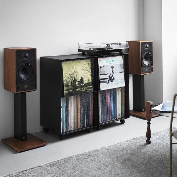 Črn kovinski regal na koleščkih 40x73x38 cm Tower – YAMAZAKI-image-3