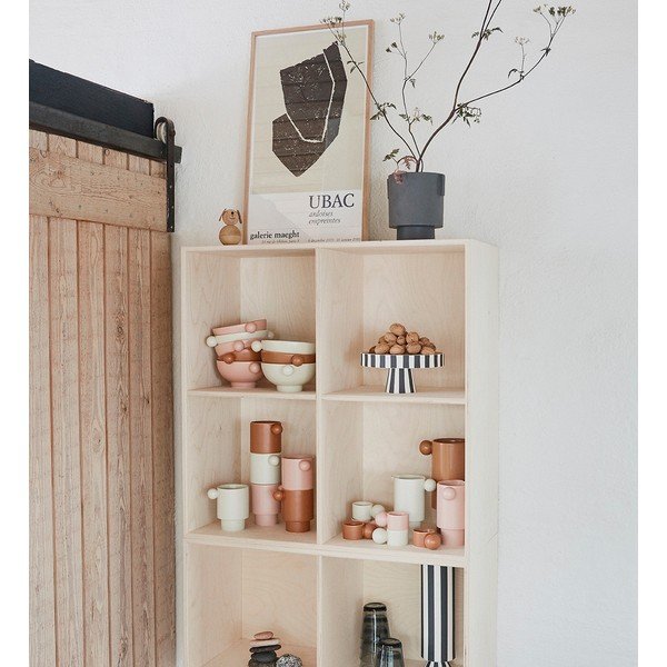 Svetlo rožnata porcelanasta skledica za serviranje Inka – OYOY Living Design-image-1