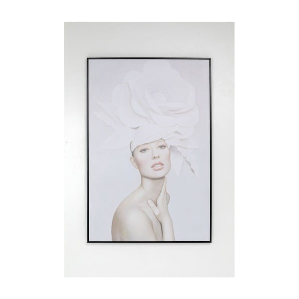 Slika v okvirju Kare Design Lady White Blossom, 80 x 120 cm