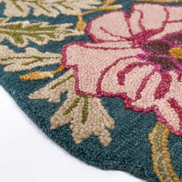 Ročno tkana volnena preproga 120x170 cm Daphne Shaped Floral – Flair Rugs-image-3
