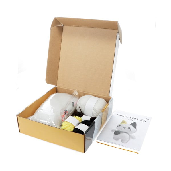 Komplet za ustvarjanje DIY Crochet Cat – Rex London-image-3