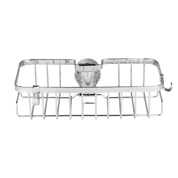 Kopalniška polica iz nerjavečega jekla v srebrni barvi z namestitvijo brez vrtanja Floresta – Wenko-image-2