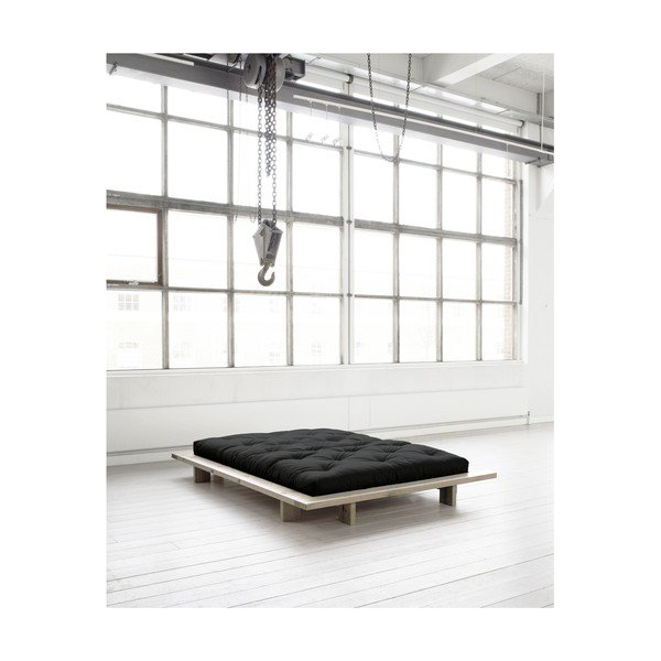 Postelja z vzmetnico Karup Design Japan Comfort Mat Raw/Black, 160 x 200 cm-image-3