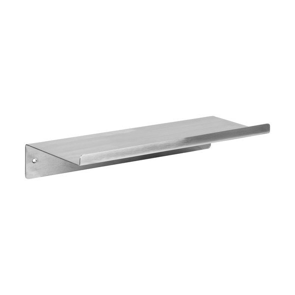 Jeklena polica v srebrni barvi 40 cm Nagoya – House Nordic-image-3