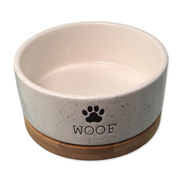 Keramična posoda za hrano za pse ø 13 cm Dog Fantasy WOOF – Plaček Pet Products