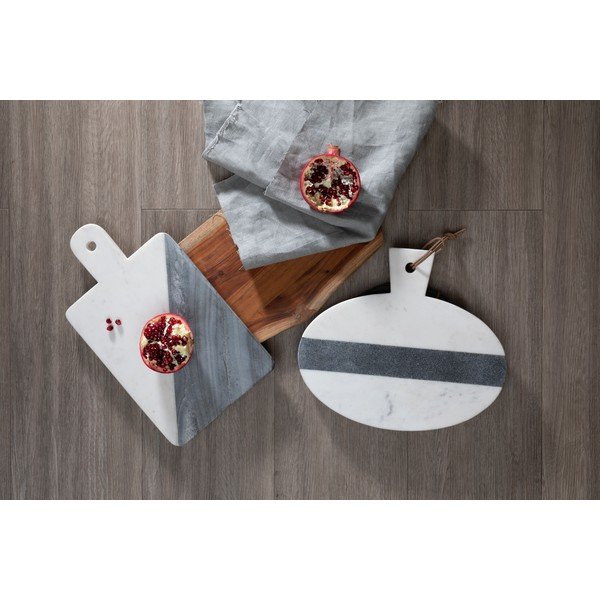 Belo-siva marmorna servirna deska Premier Housewares Peddle-image-1