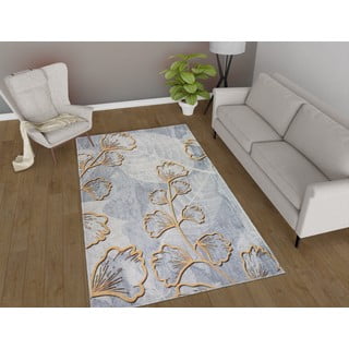 Siva/zlata pralna preproga 120x180 cm Dainty – Vitaus