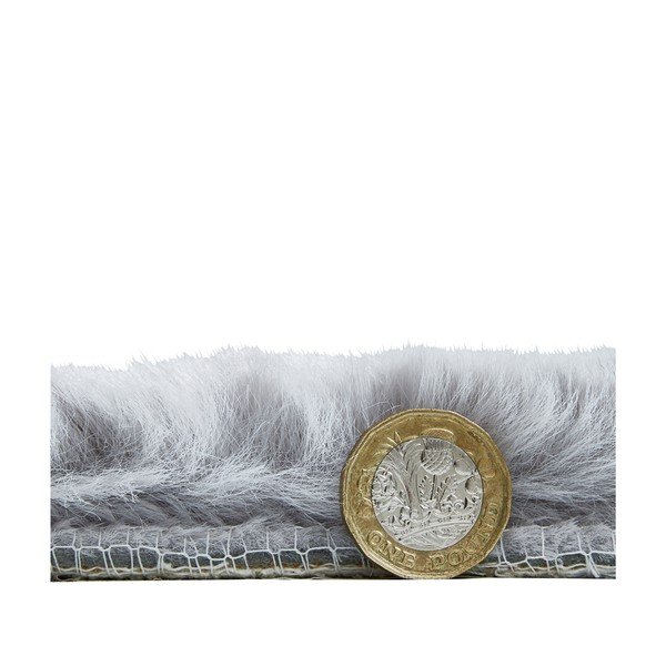 Siva preproga Think Rugs Teddy, 80 x 150 cm-image-3