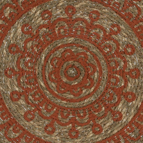 Pogrinjek iz vodne hijacinte ø 38 cm Mandala – Ixia-image-2