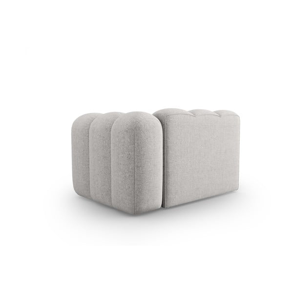 Svetlo siv modul za sedežno garnituro (desni kot) Lupine – Micadoni Home-image-4