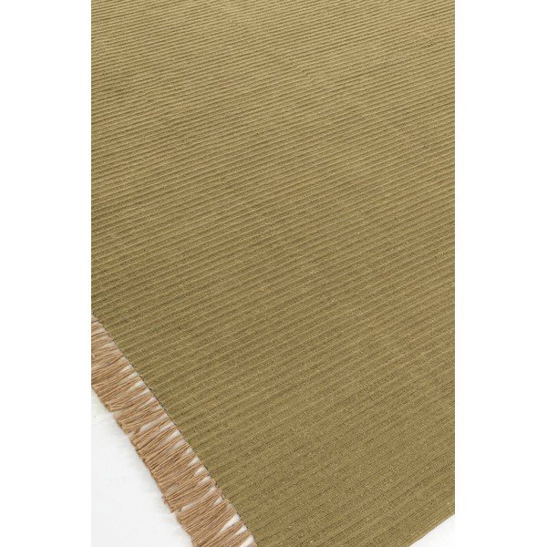 Zelen ročno tkan tekač iz mešanice bombaža 80x150 cm Channa – Jotex-image-4