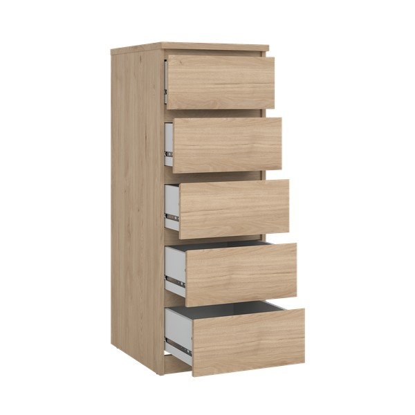 Komoda v hrastovem dekorju 40x111x50 cm Naia – Tvilum-image-4