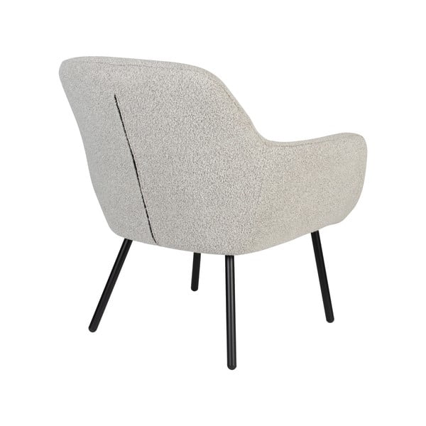 Bel fotelj iz tkanine bouclé Dude – White Label-image-4