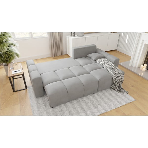 Svetlo siva kotna sedežna garnitura (s kotom po izbiri) Luki – Ropez-image-1