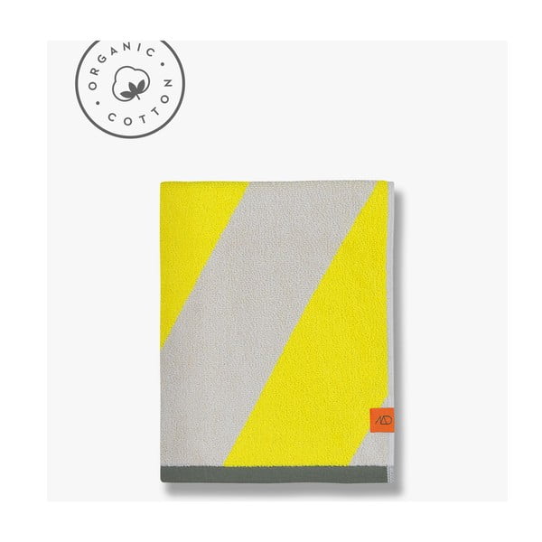 Rumene frotirne brisače iz organskega bombaža v kompletu 2 ks 40x55 cm Diagonal – Mette Ditmer Denmark-image-4